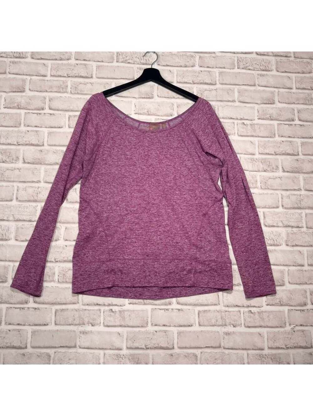 Zella Lightweight Sweatshirt Heathered Purple Women's L